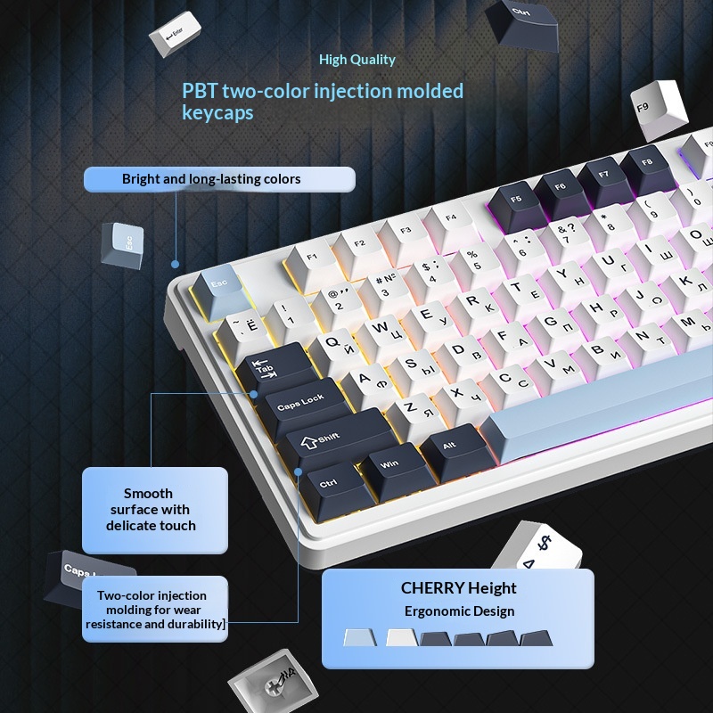 Furycube Rx75 Pro Tri Mode Rus - مراجعة Gaming Keyboard Not Typing وسعره