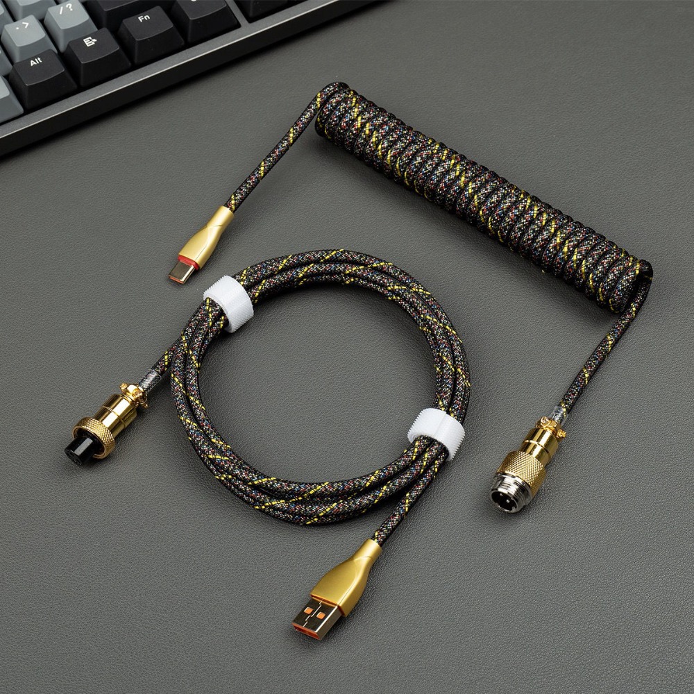Gold-Plating Aviator Cable USB - مراجعة Gaming Keyboard Magnetic Switches وسعره