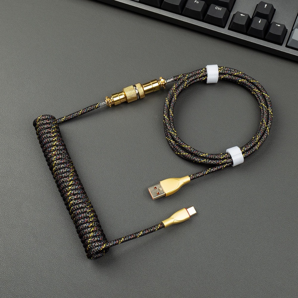 Gold-Plating Aviator Cable USB - مراجعة Gaming Keyboard Magnetic Switches وسعره