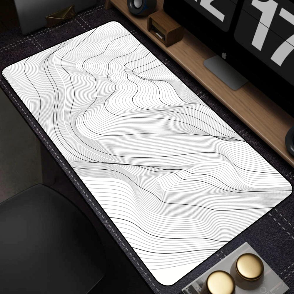 Large Black and White Art Mous - مراجعة Keyboard Mouse Bundle Gaming وسعره