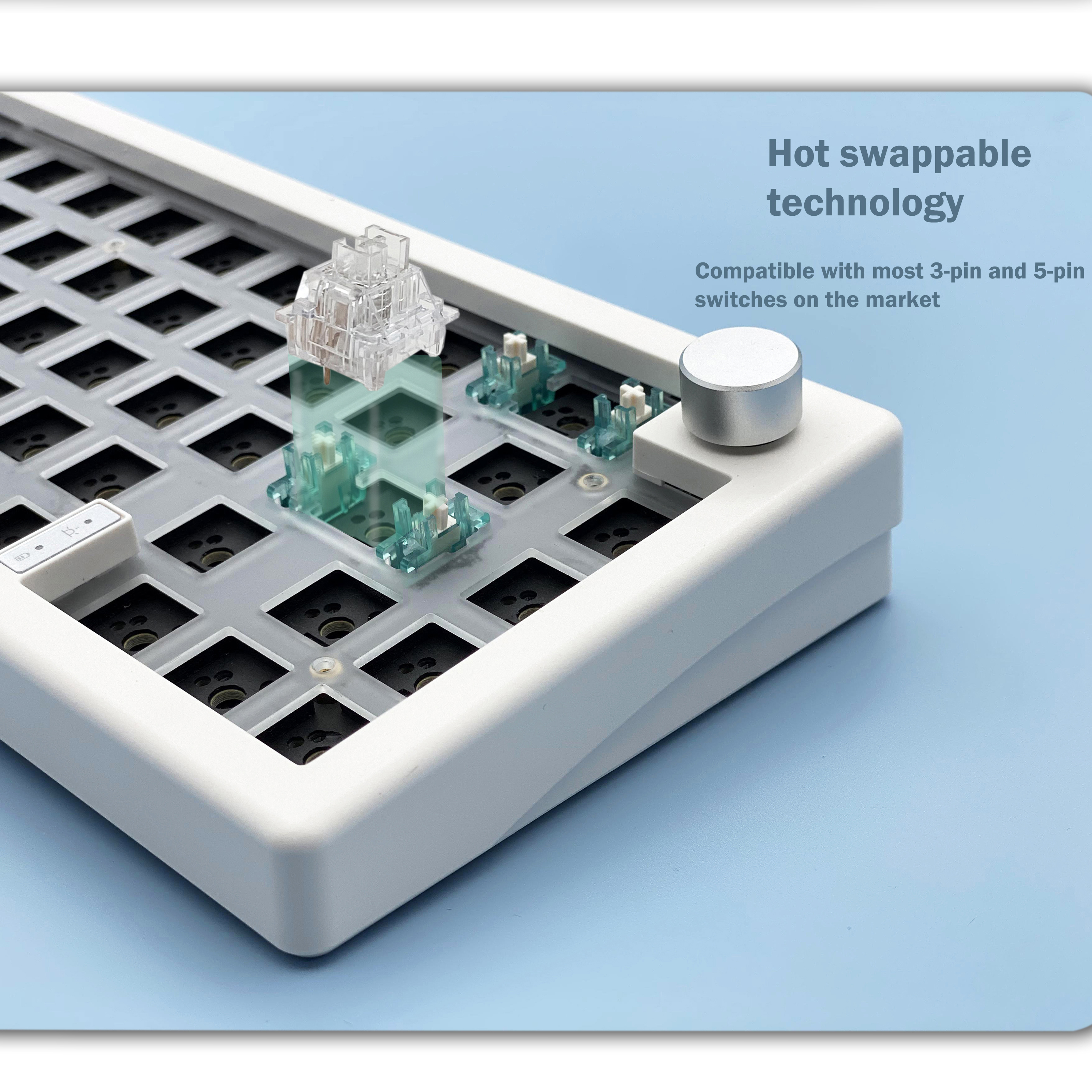 GMK67 65% Gasket Bluetooth 2.4 - مراجعة Hot Swap Pcb وسعره