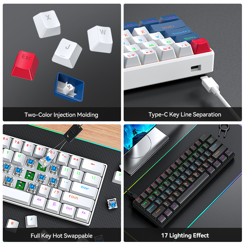 T-WOLF T60 Wired Gaming Keyboa - مراجعة Gaming Keyboard Not Typing وسعره