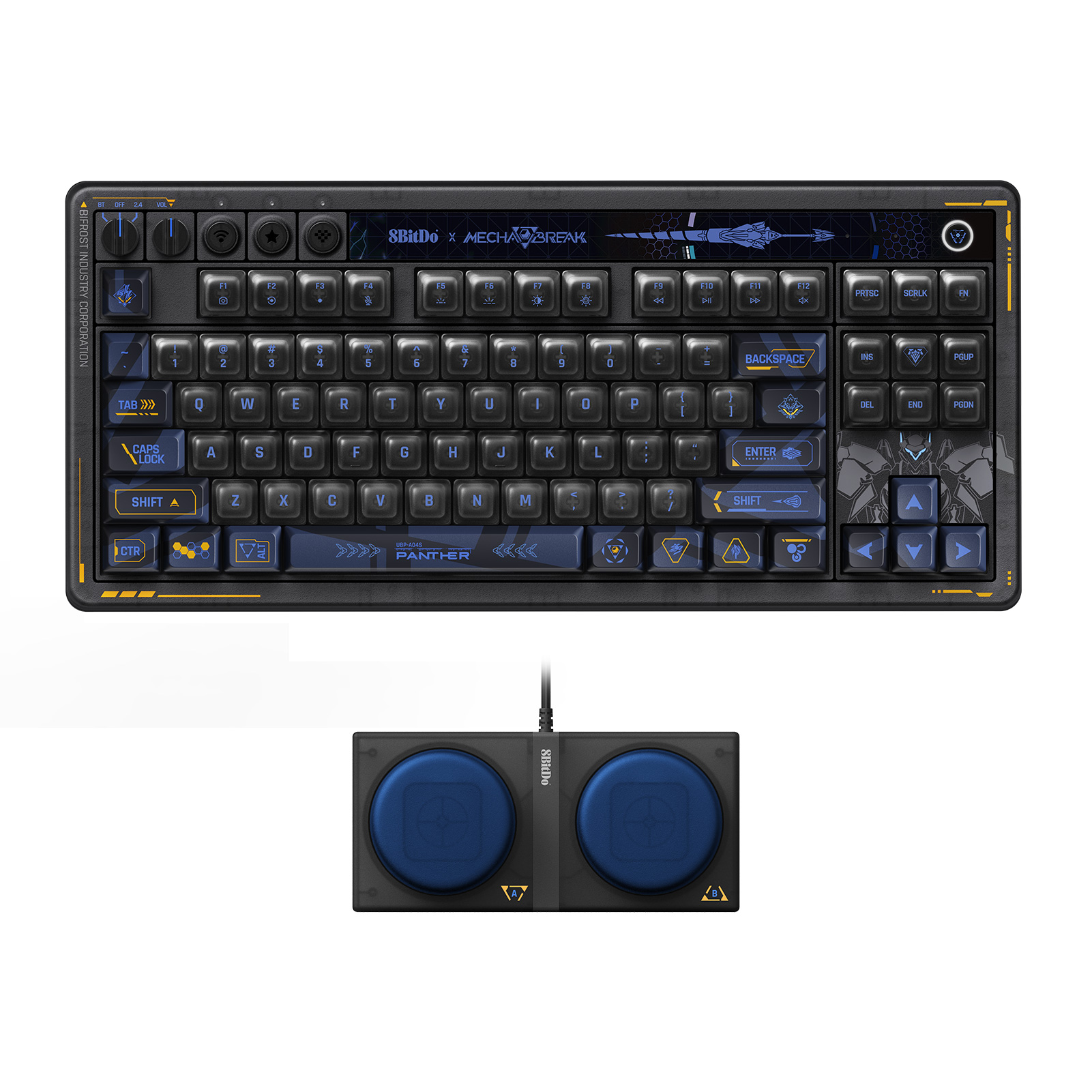 8BitDo Retro 87 Mechanical Key - مراجعة Gaming Keyboard Bluetooth وسعره