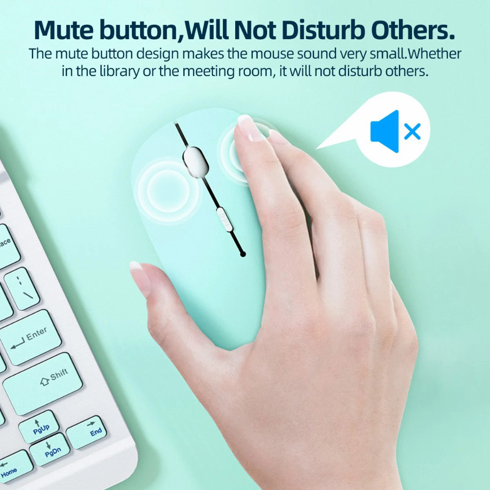 Silent Bluetooth Mouse Ultra-T - مراجعة Gaming Keyboard Bluetooth وسعره